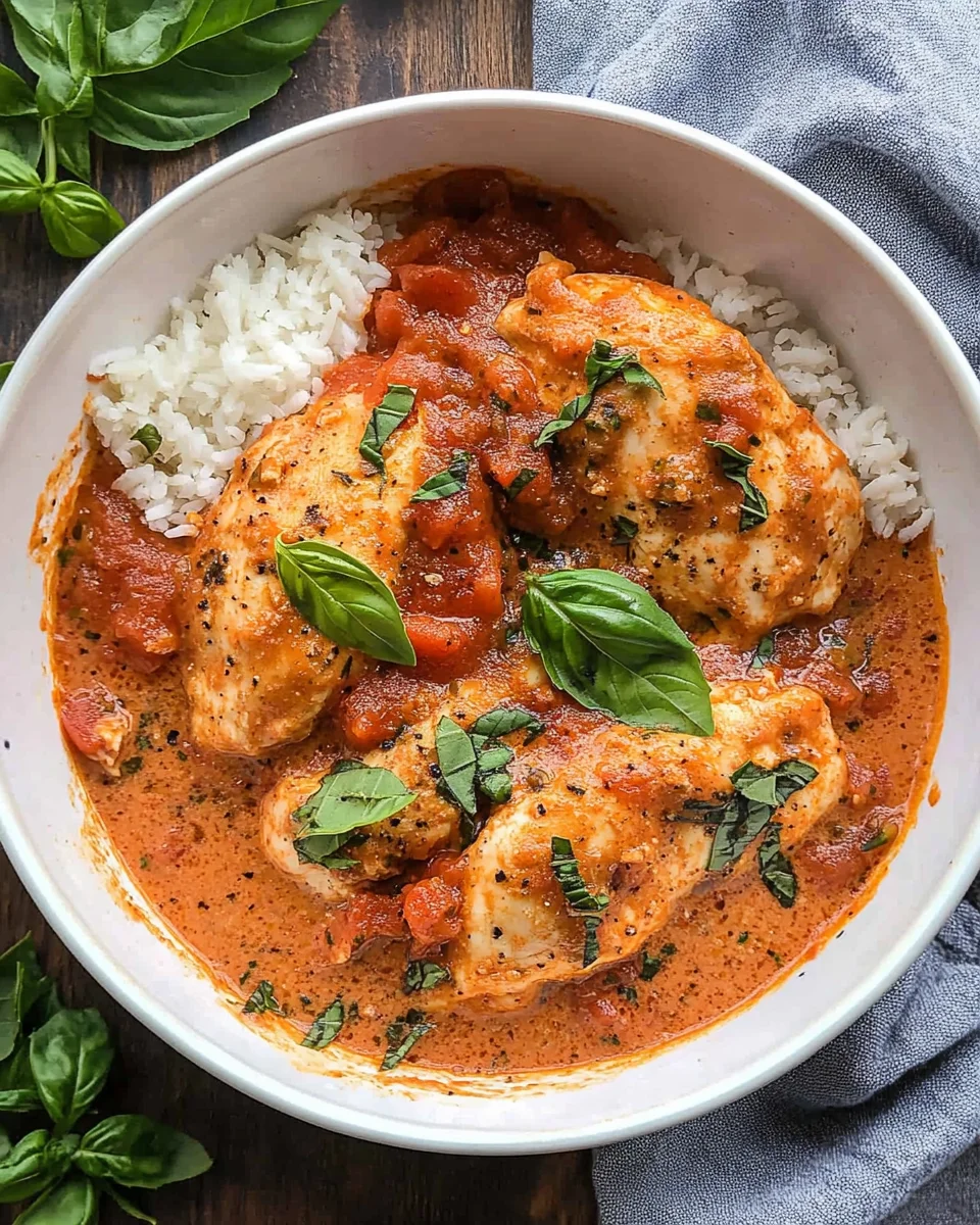 Slow Cooker Creamy Tomato Basil Chicken 16 Slow
