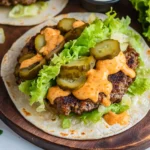 Smash Burger Taco Recipe + Burger Sauce
