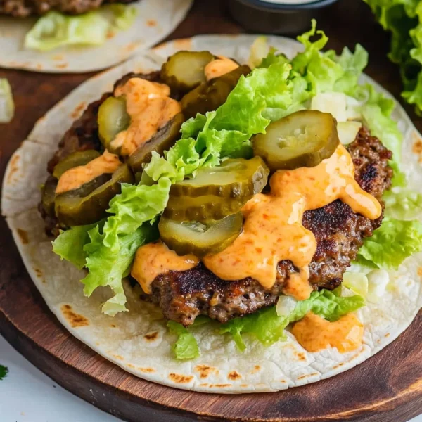 Smash Burger Taco Recipe + Burger Sauce