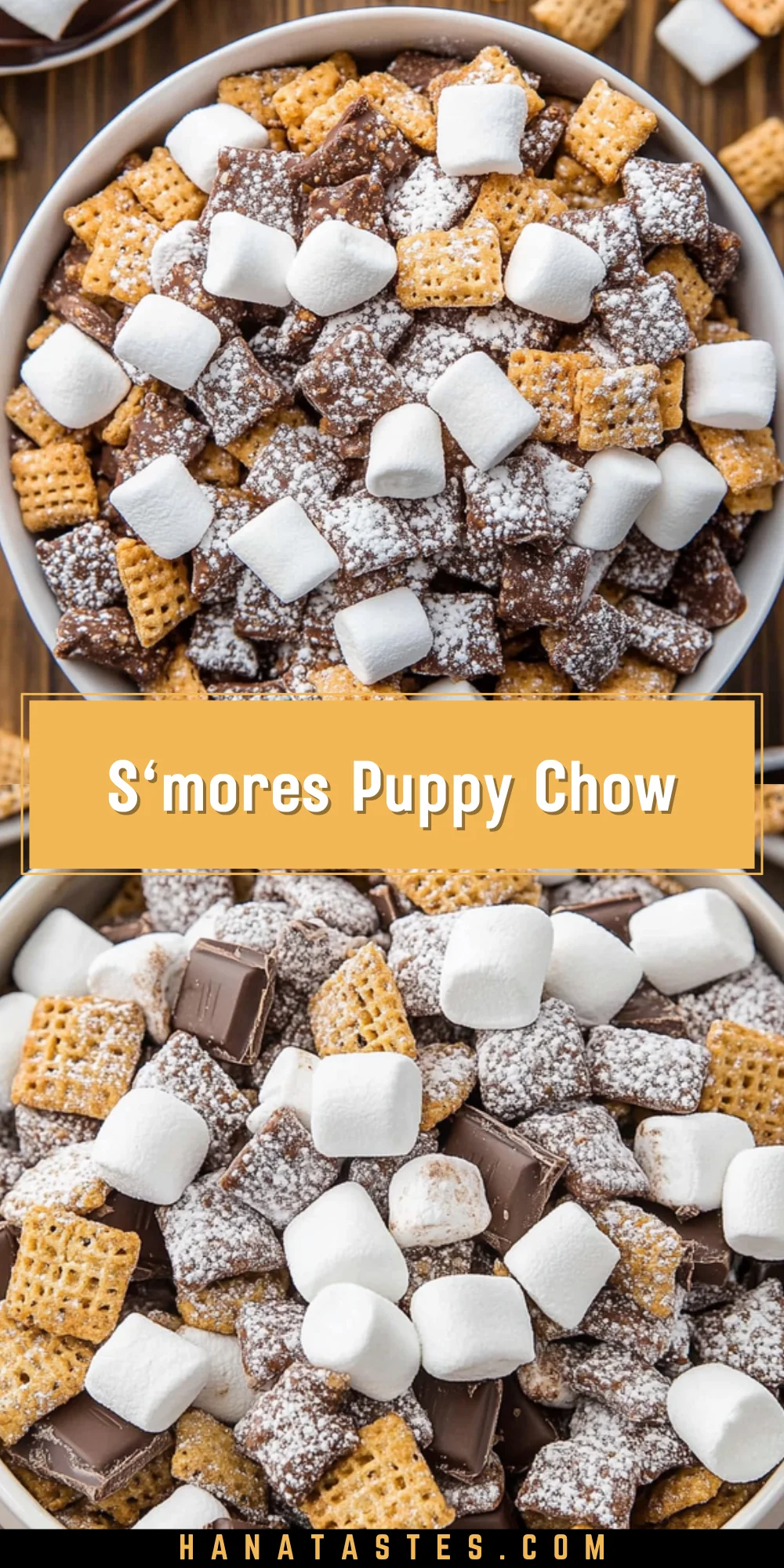 S'mores Puppy Chow 18 Pinterest Hidden Image