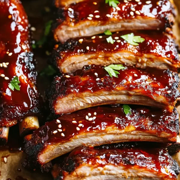Sticky Oven Barbecue Ribs