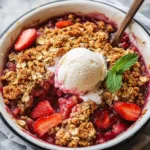 Strawberry Rhubarb Crisp