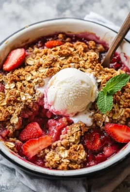 Strawberry Rhubarb Crisp