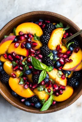 Summer Peach Fruit Salad