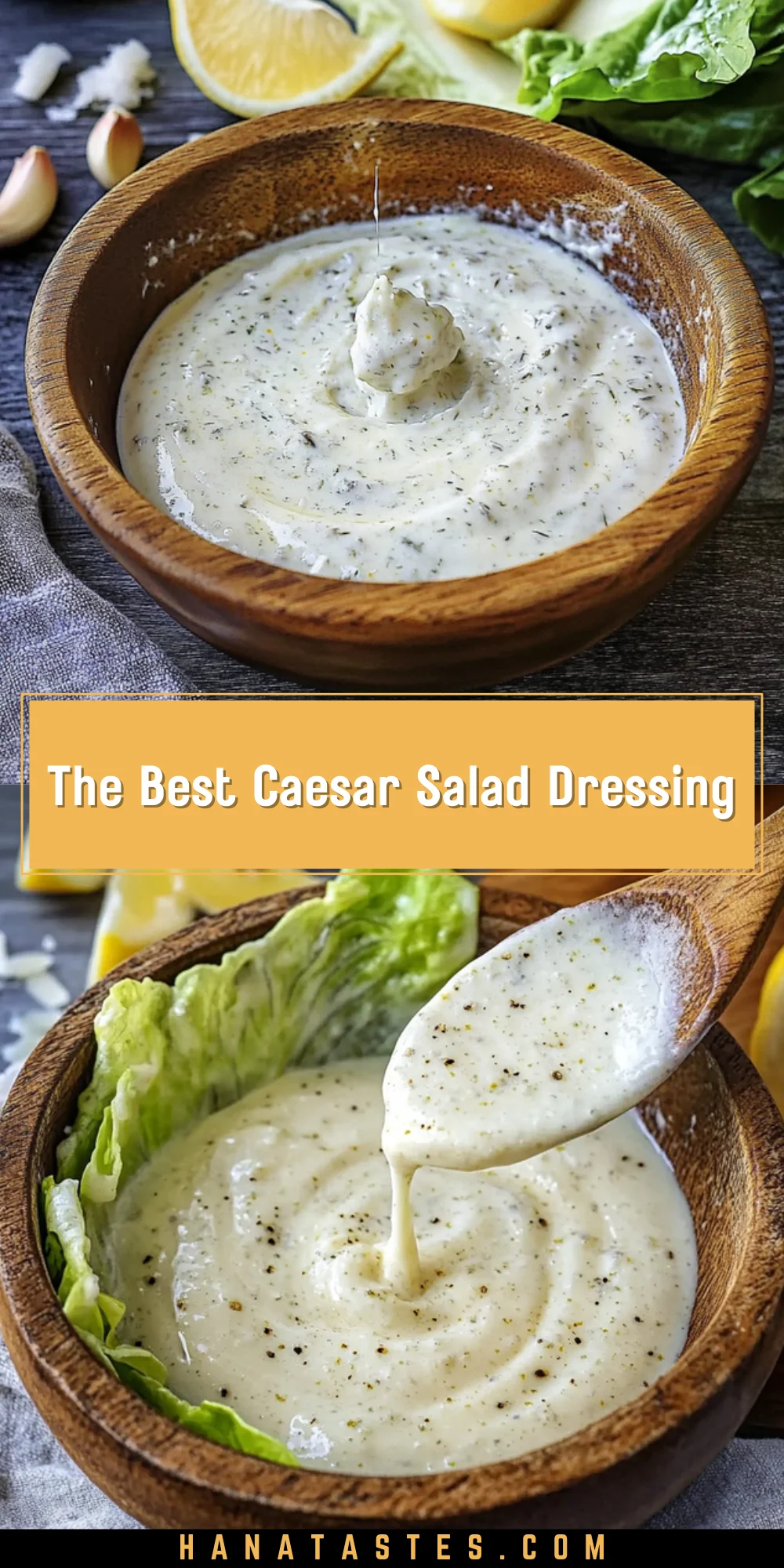 The Best Caesar Salad Dressing 16 Pinterest Hidden Image