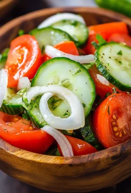 Tomato, Cucumber, and Onion Salad