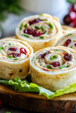 Turkey Cranberry Pinwheels
