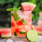 Watermelon Mint Mojito Mocktail