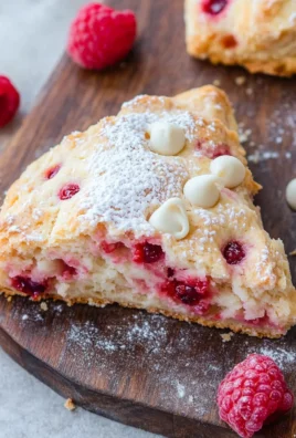 White Chocolate Raspberry Scones