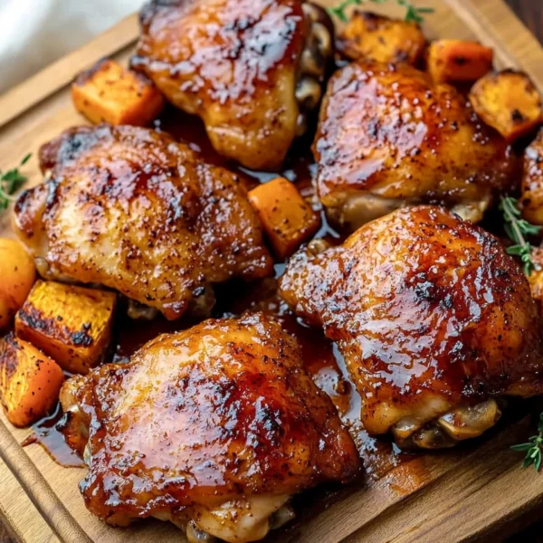 30-min Oven Baked Boneless Skinless Chicken Thighs