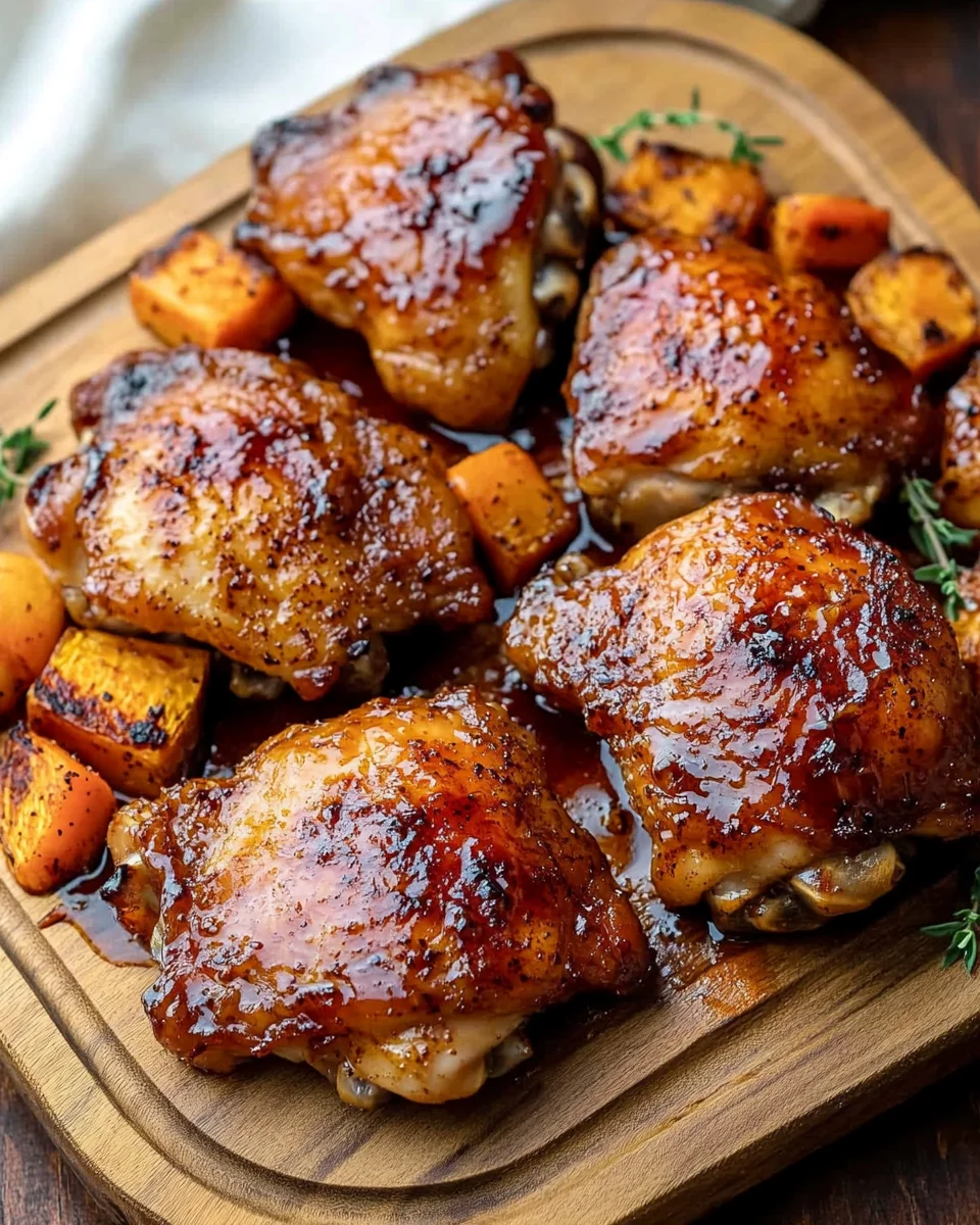 30-min Oven Baked Boneless Skinless Chicken Thighs