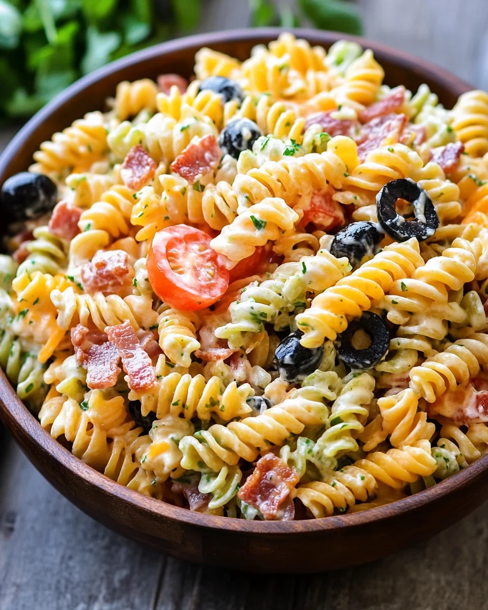 Bacon Ranch Pasta Salad