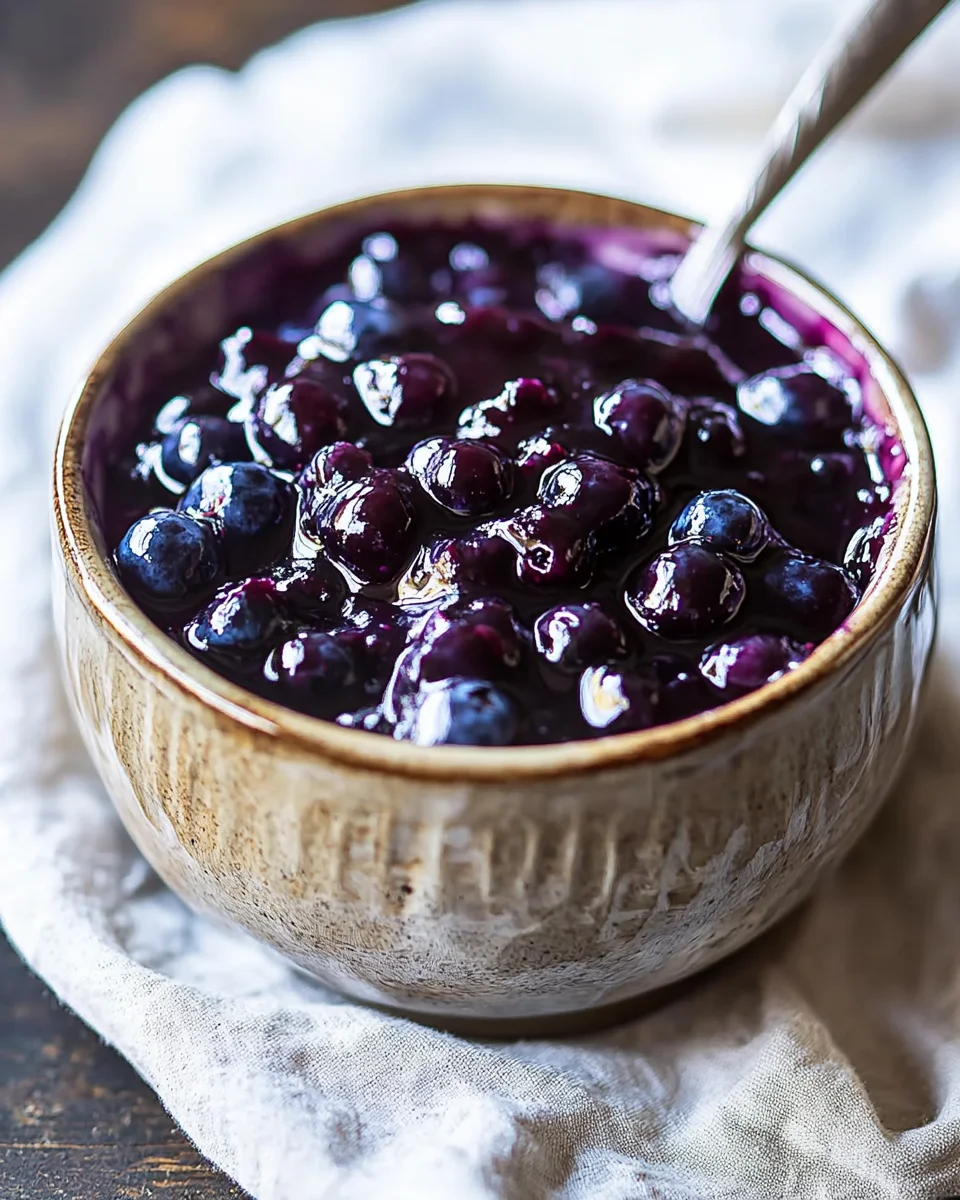 Blueberry Pie Filling