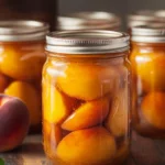 Canning Peaches in Light Syrup