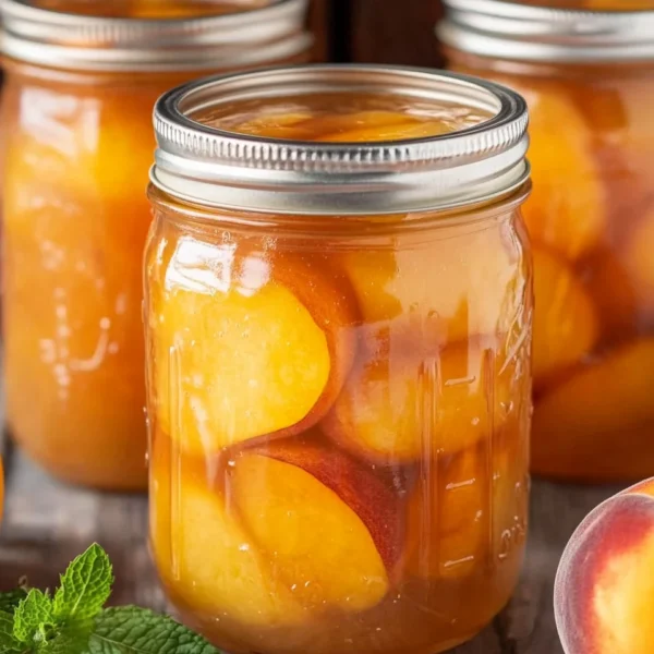 Canning Peaches in Light Syrup