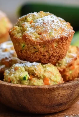 Carrot Cake Zucchini Muffins