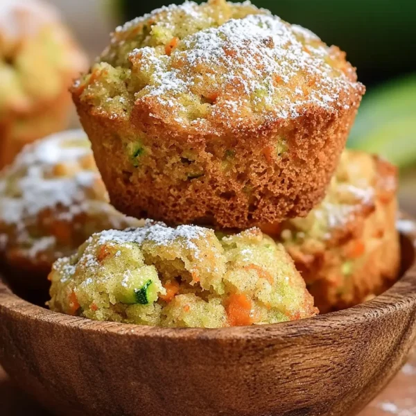 Carrot Cake Zucchini Muffins