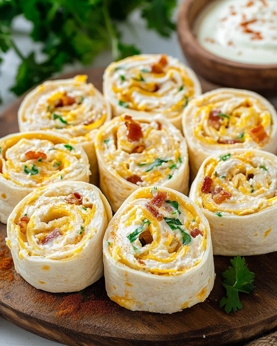 Crack Chicken Pinwheels