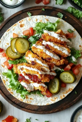 Crispy Chicken Bacon Ranch Wrap