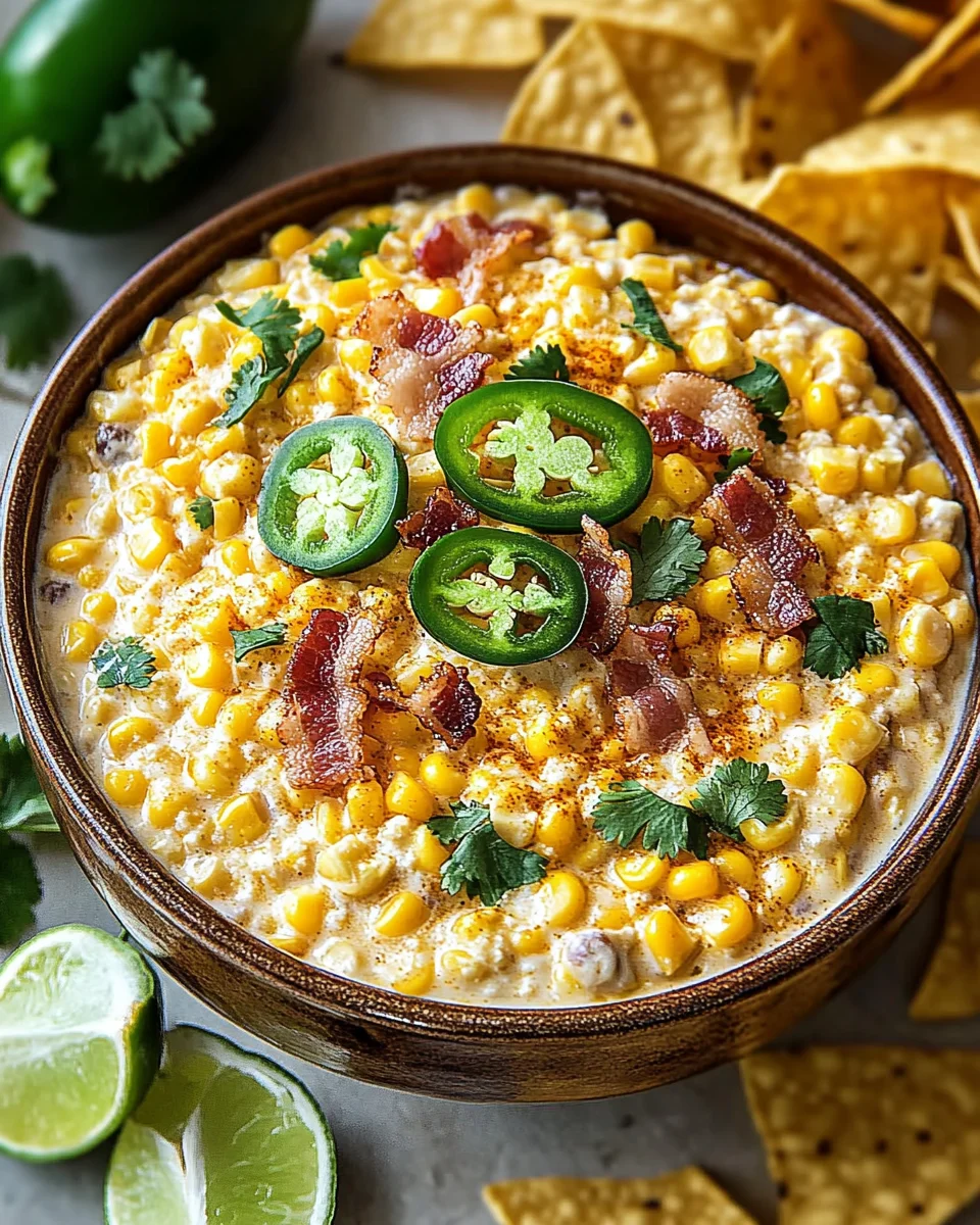 Crockpot Jalapeno Corn Dip