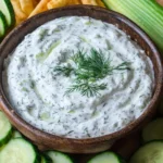 Cucumber Dip with Sour Cream and Dill