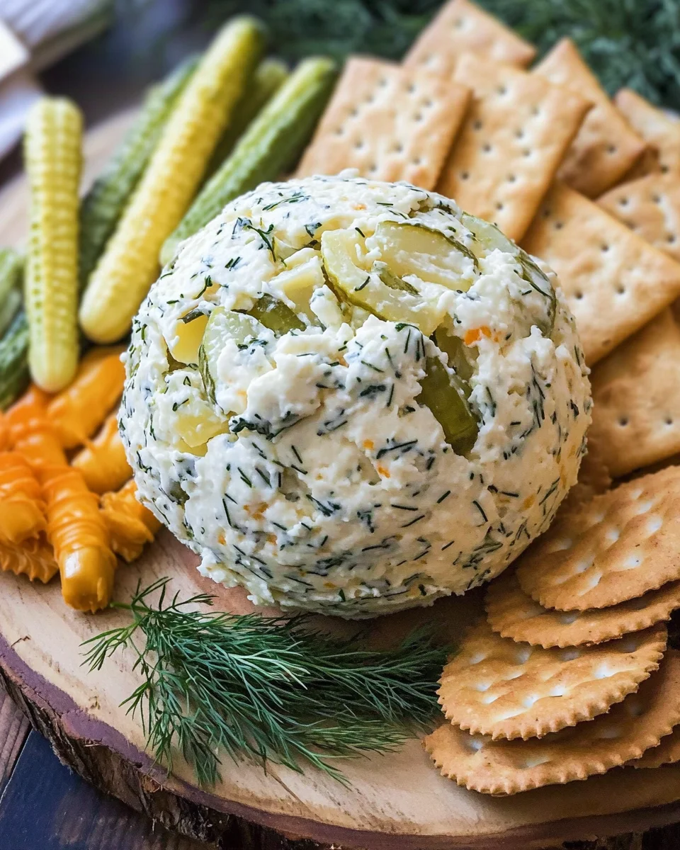 Dill Pickle Cheese Ball Recipe