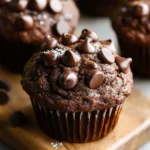 Double Chocolate Zucchini Muffins