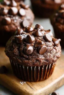 Double Chocolate Zucchini Muffins