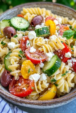 Easy Greek Pasta Salad