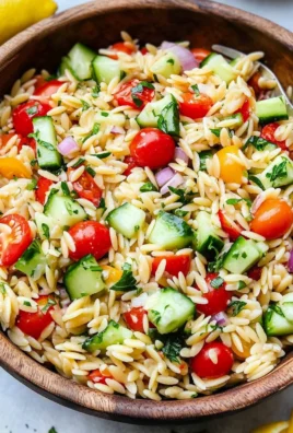 Easy Orzo Pasta Salad