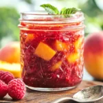Easy Raspberry Peach Jam