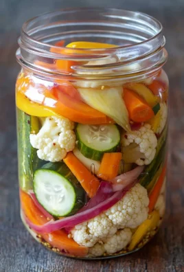 Easy Refrigerator Pickled Vegetables Recipe - Quick & Tangy!