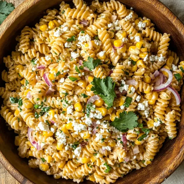 Elote Pasta Salad Recipe (Mexican Street Corn)
