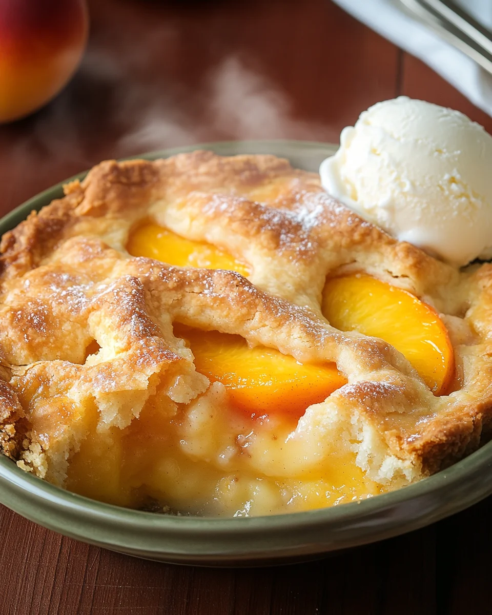 Farm Fresh Peach Cobbler