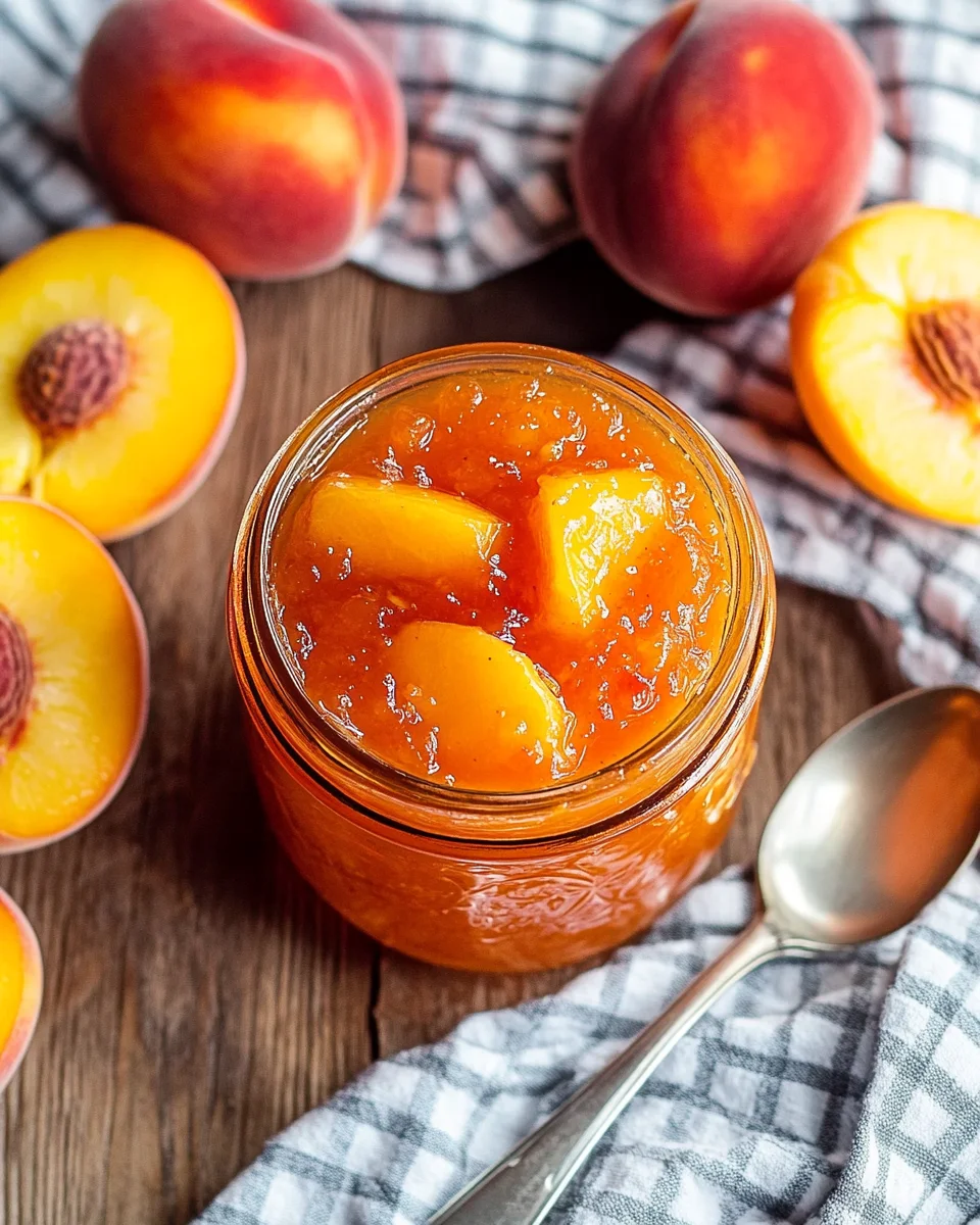 French Peach Jam Recipe