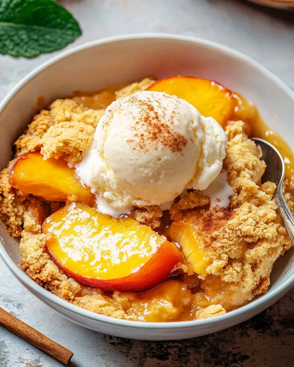 Fresh Peach Cobbler