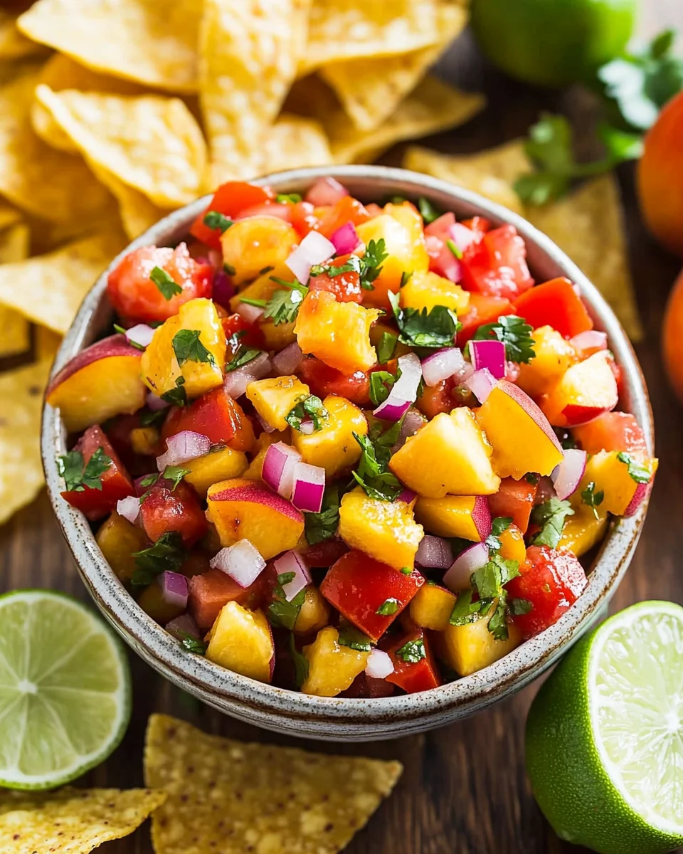 Fresh Peach Salsa