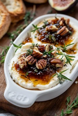 Goat Cheese Appetizer with Fig Jam and Pecans