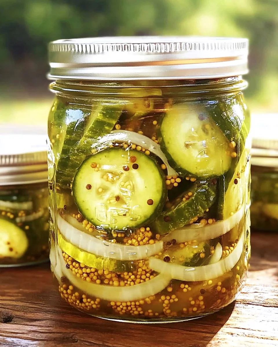 Granny's Bread and Butter Pickles Recipe