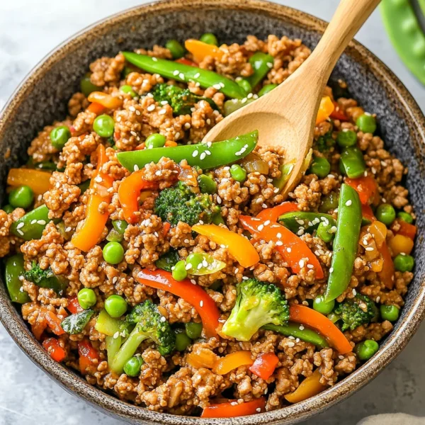 Ground Turkey Teriyaki Stir Fry
