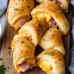 Ham & Cheddar Crescent Roll-Ups