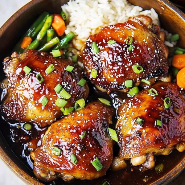 Honey Soy Baked Chicken Thighs