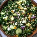 Kale Quinoa Salad - With Lemon Dressing
