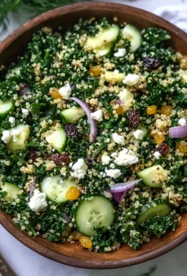 Kale Quinoa Salad - With Lemon Dressing