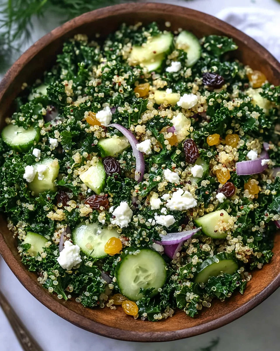 Kale Quinoa Salad - With Lemon Dressing
