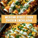 Mexican Street Corn Chicken Enchiladas 18 Pinterest Hidden Image