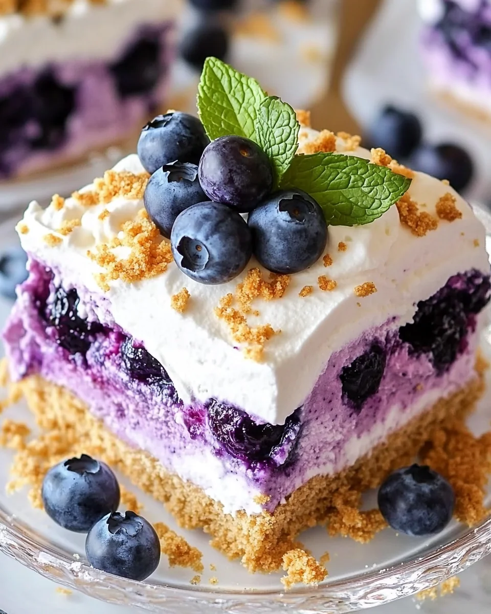 No-Bake Blueberry Yum Yum