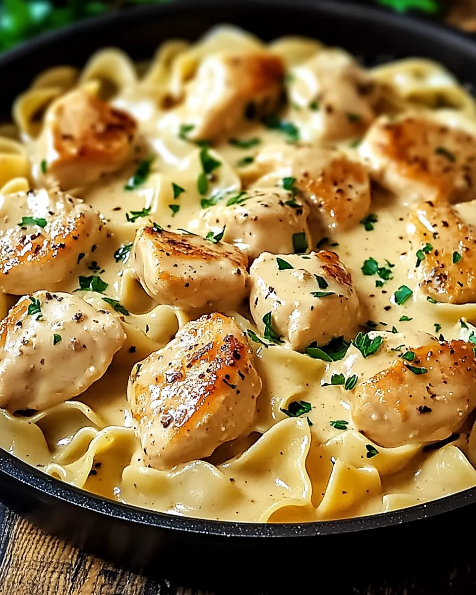 One Pan Chicken Noodles
