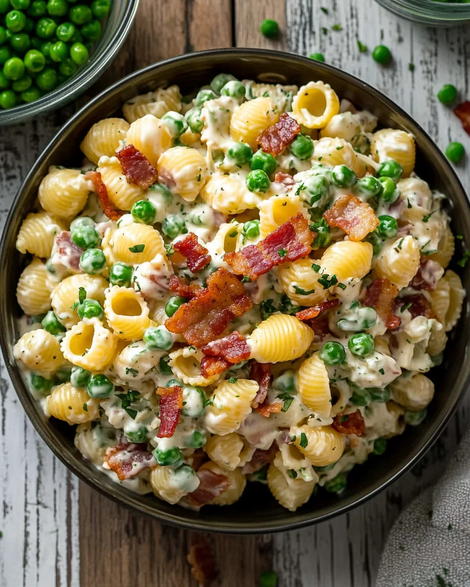 Pea Pasta Salad