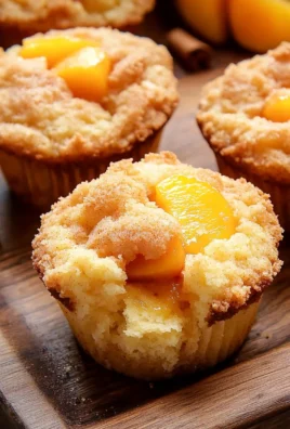 Peach Cobbler Muffins